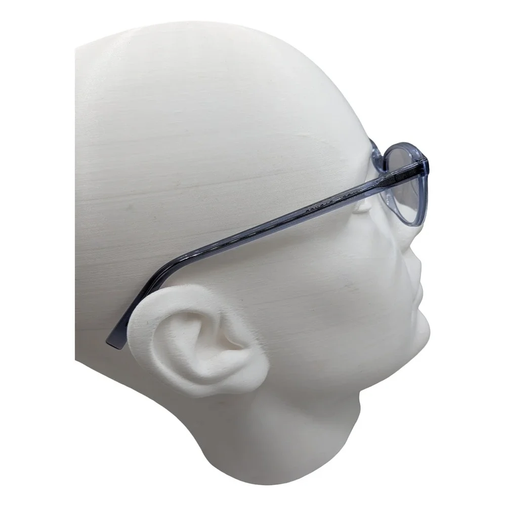 Warby Parker Ira Narrow Periwinkle Crystal Eyeglasses 49-16-140 Round Frames NEW